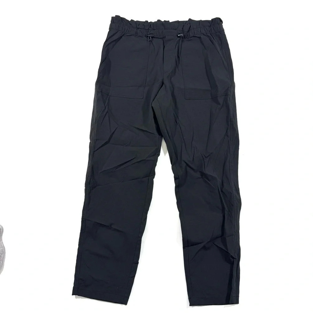 Athleta Trekkie Paperbag Pants Black Tall